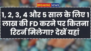 Fixed deposit Scheme